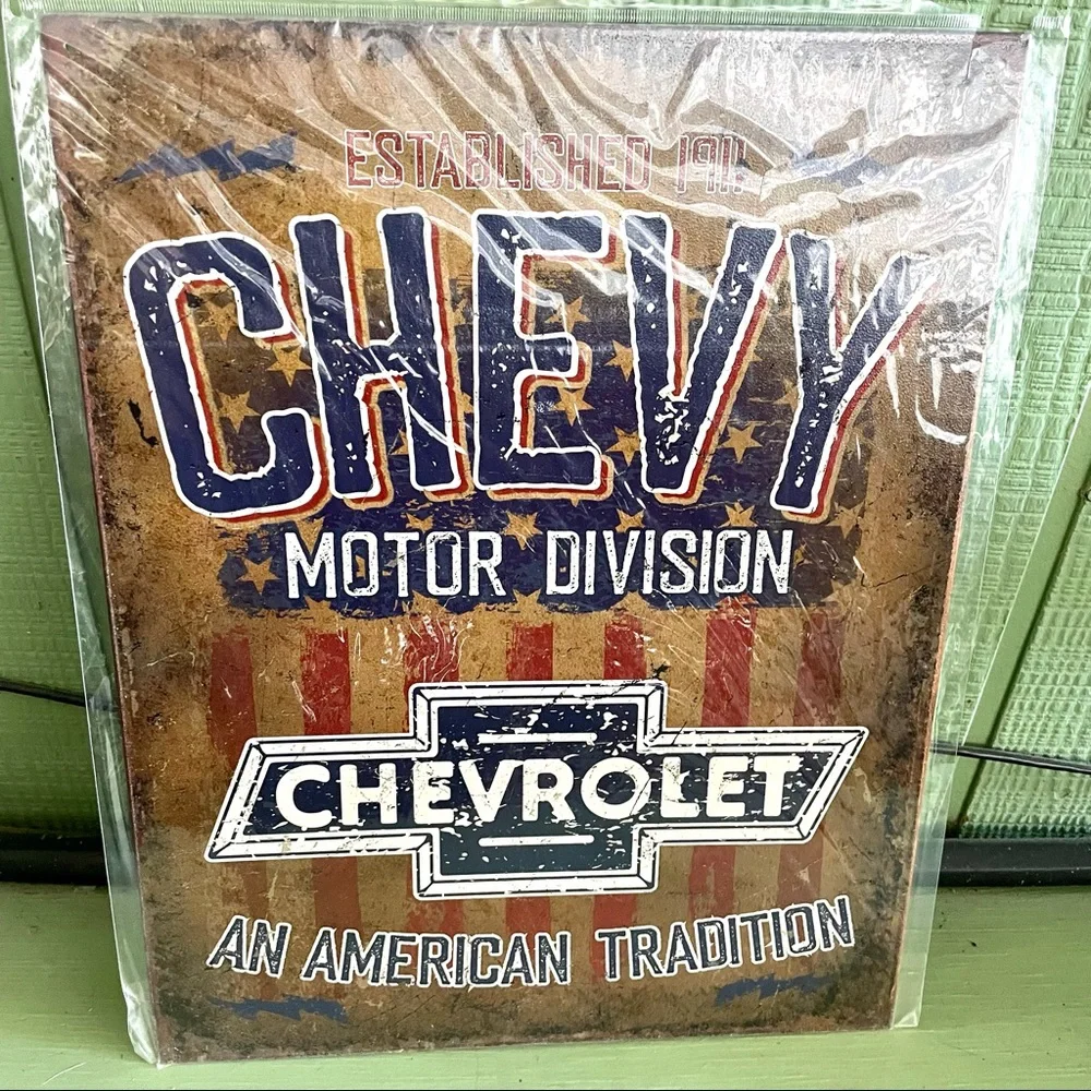 NEW Chevrolet Chevy Motor Division Metal Sign